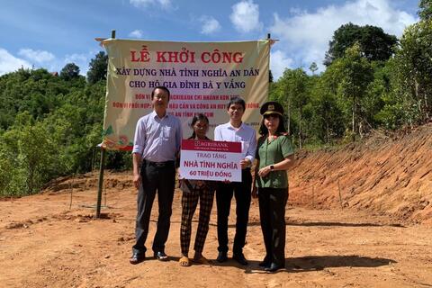 Lễ khởi công xây nhà tình nghĩa An Dân